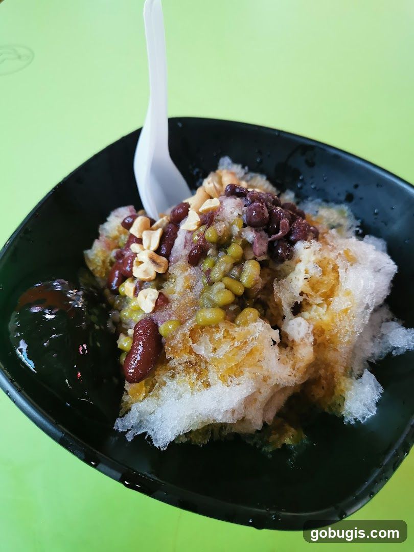Shaved Ice Dessert