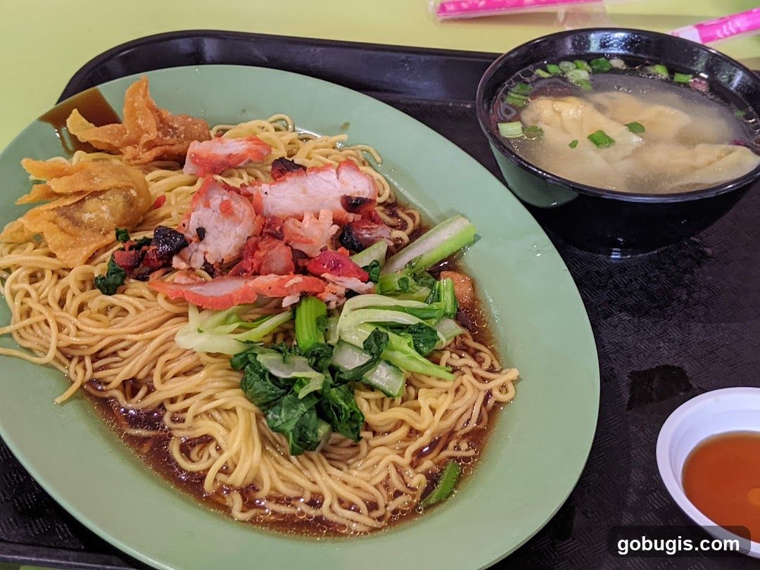 Noodles with Char Siu and Wontons
