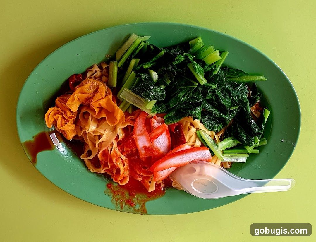 Noodles with Char Siu and Vegetables