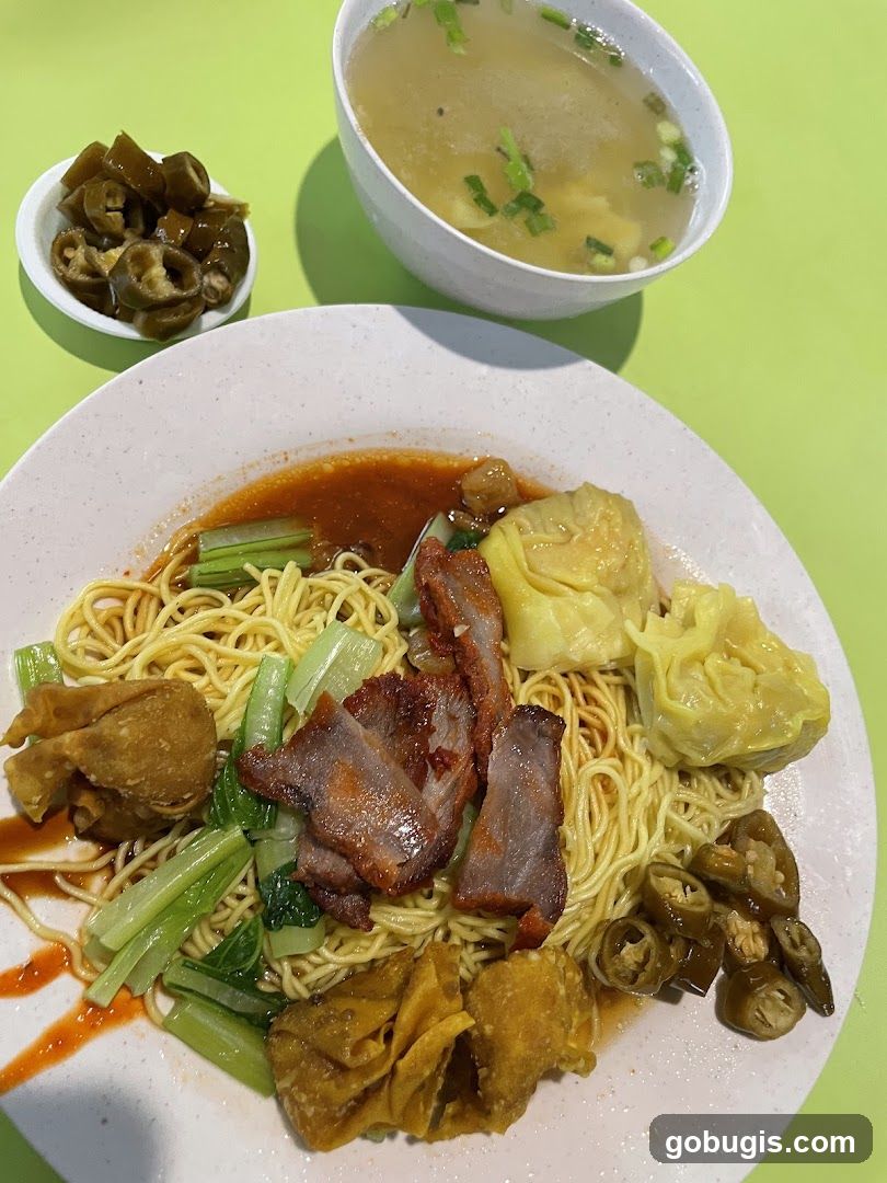 Noodles with Char Siu and Wontons