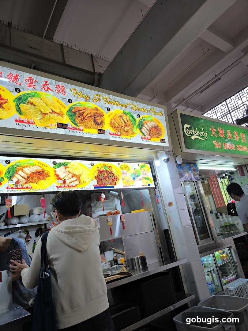Hong Ji Traditional Wonton Noodle Menu