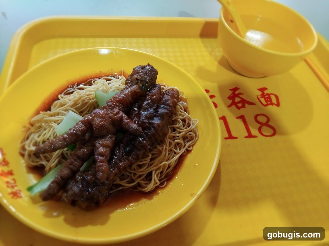 Noodles with Chicken Feet