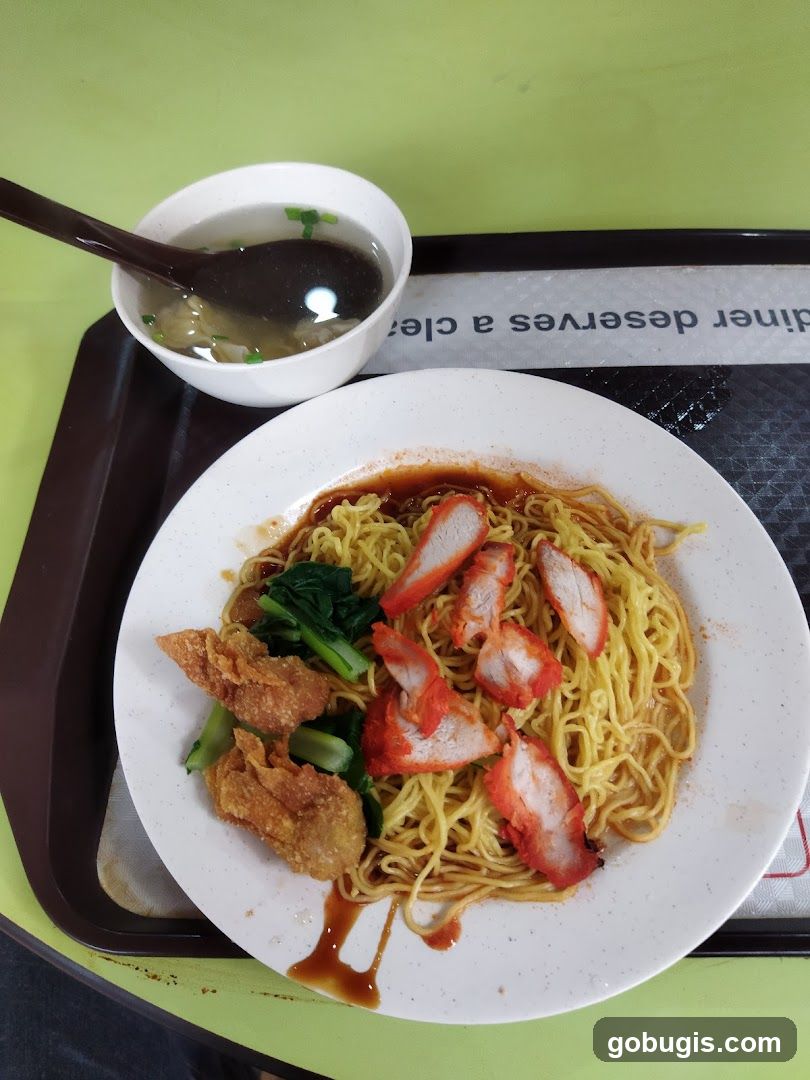 Noodles with Char Siu and Wontons