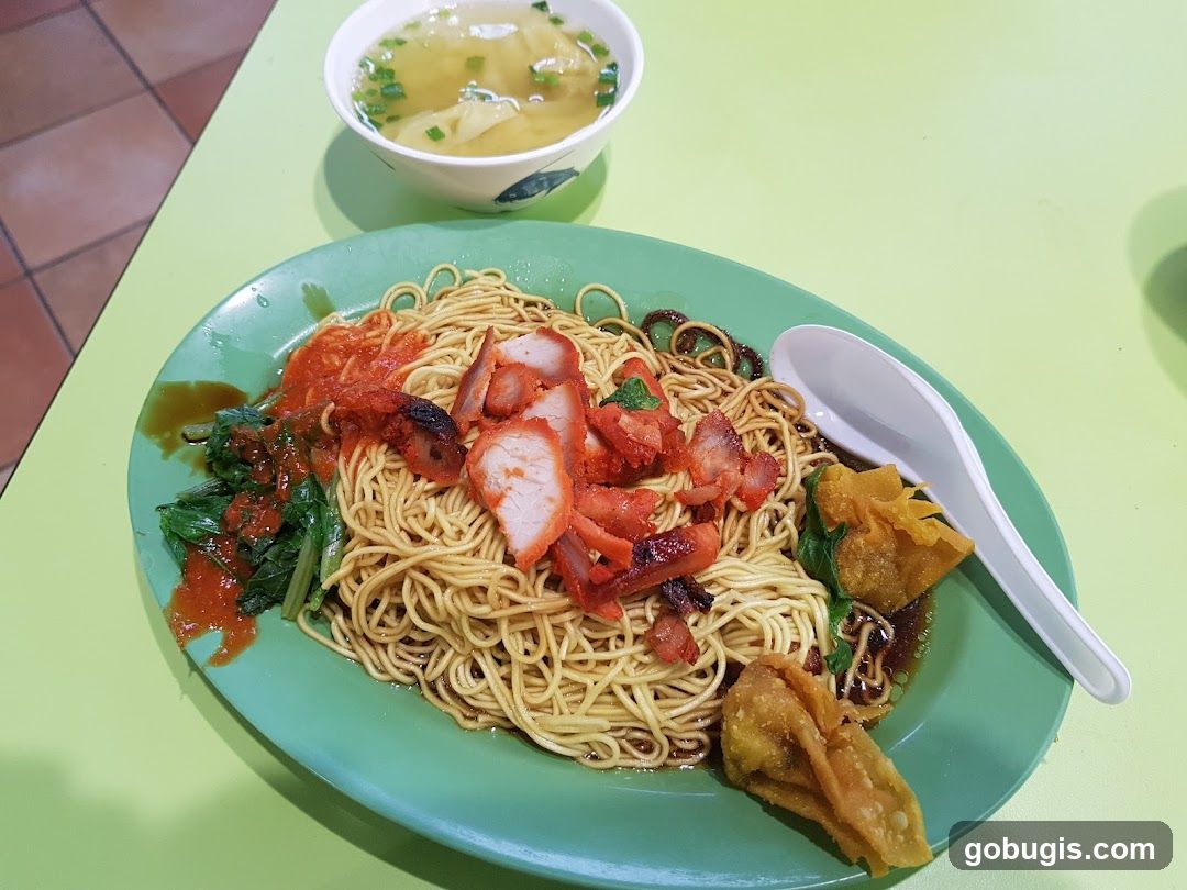 Noodles with Char Siu and Wontons