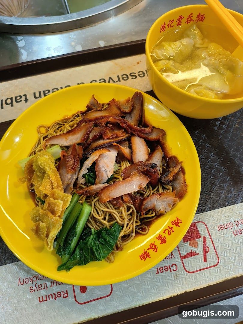 Char Siu Noodles with Wontons