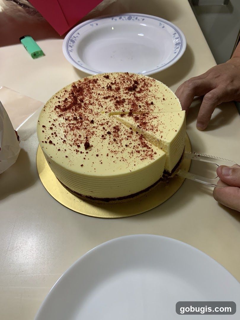Red Velvet Cake being Sliced