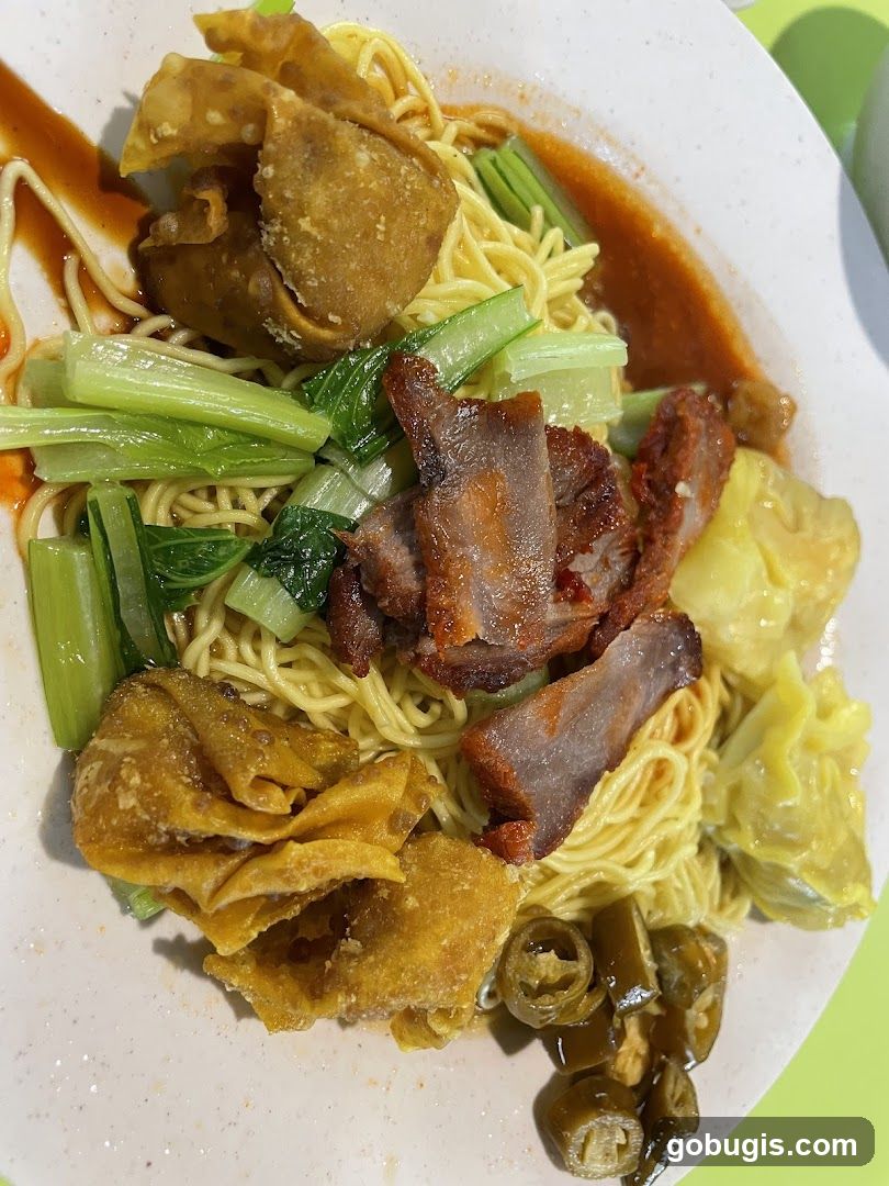 Noodles with Char Siu and Wontons