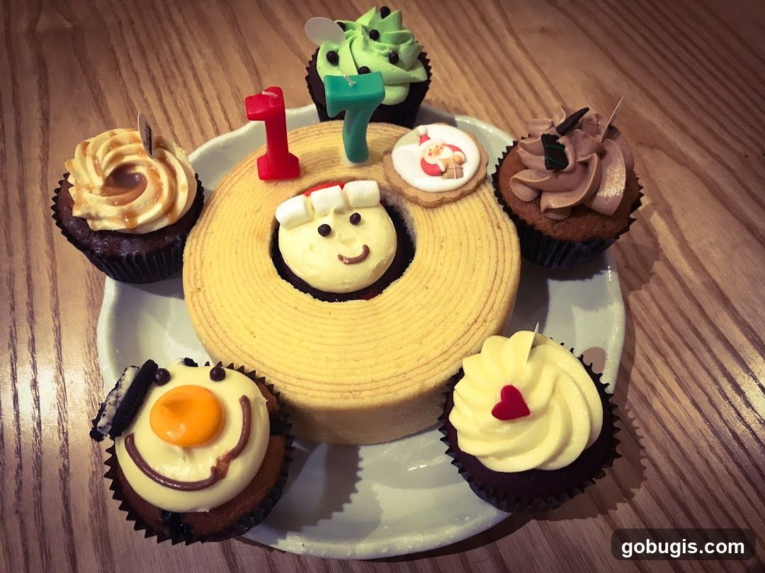Birthday Cake and Cupcakes