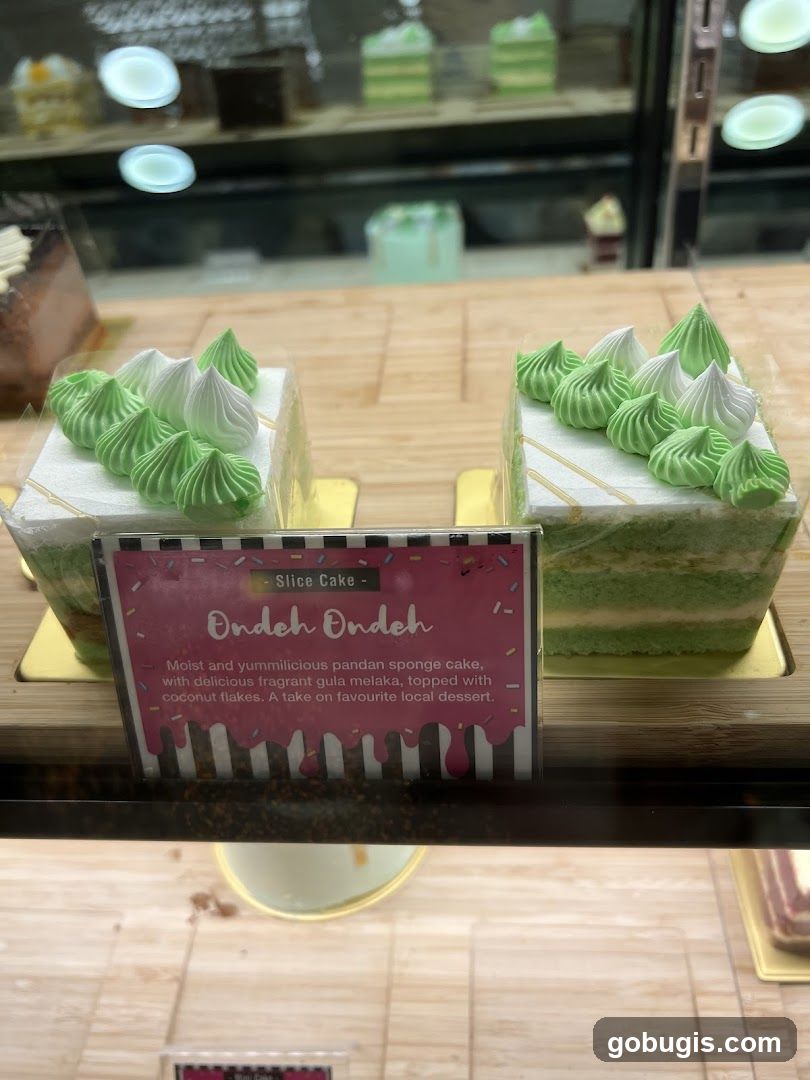 Ondeh Ondeh Slice Cake