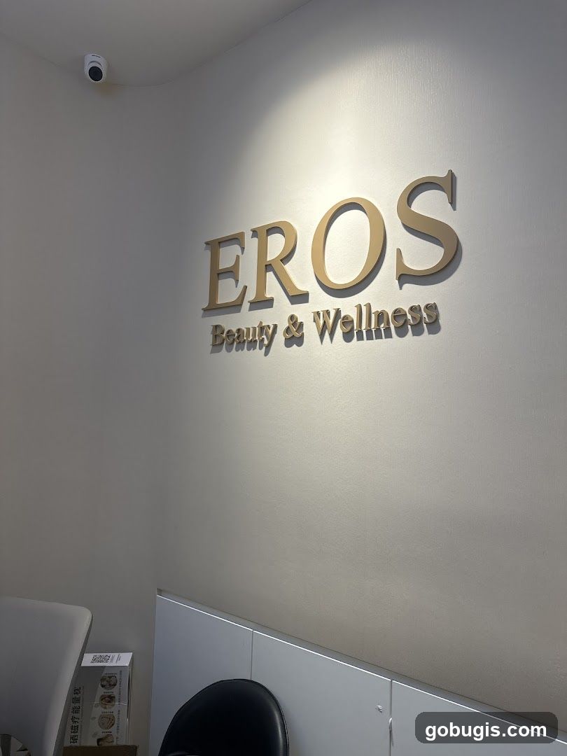 EROS Beauty & Wellness Sign
