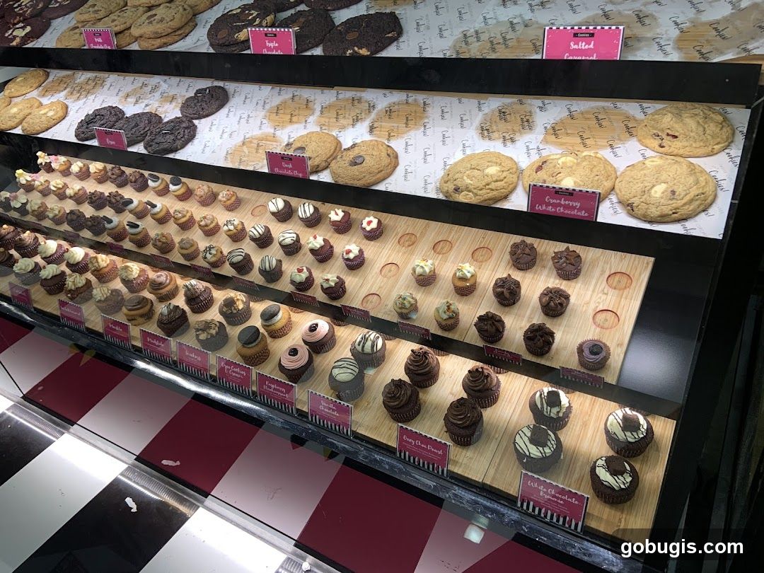 Cupcakes and Cookies Display