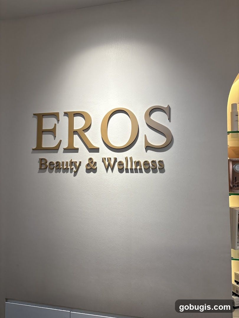 EROS Beauty & Wellness Sign