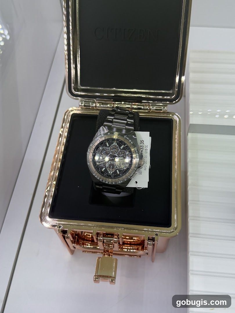 Citizen Watch in Display Case