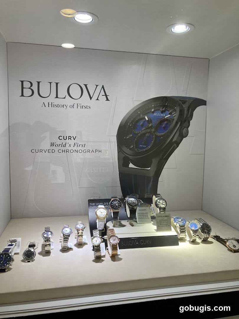 Bulova Watch Display