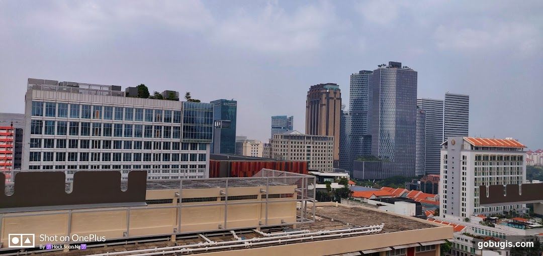 Cityscape with Modern Buildings
