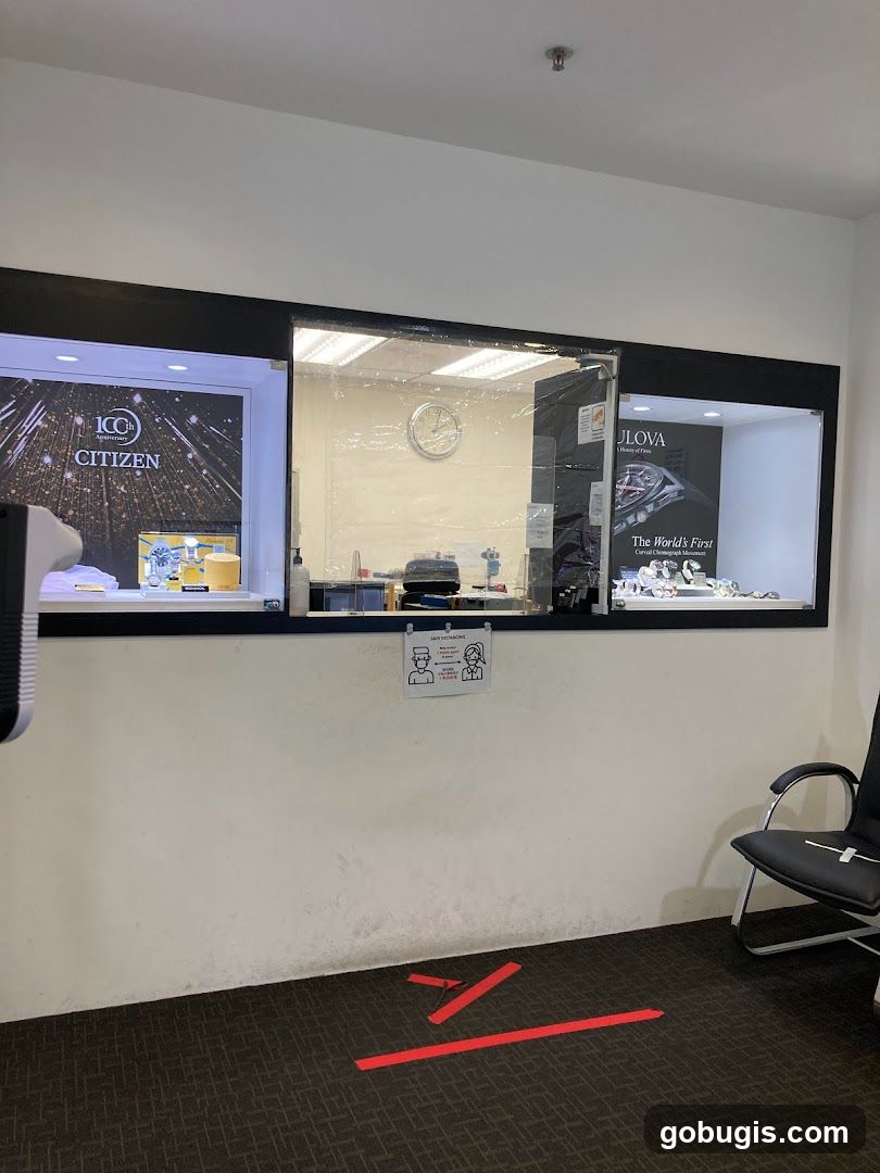 Watch Store Interior