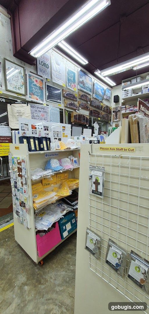 Store Interior with Inspirational Decor and Merchandise