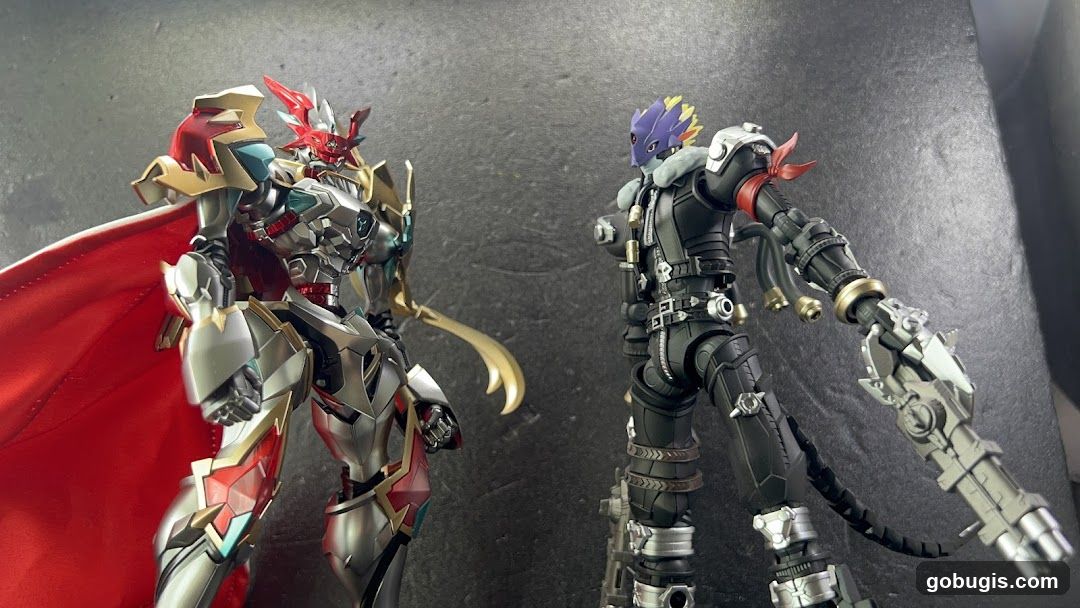 Two action figures