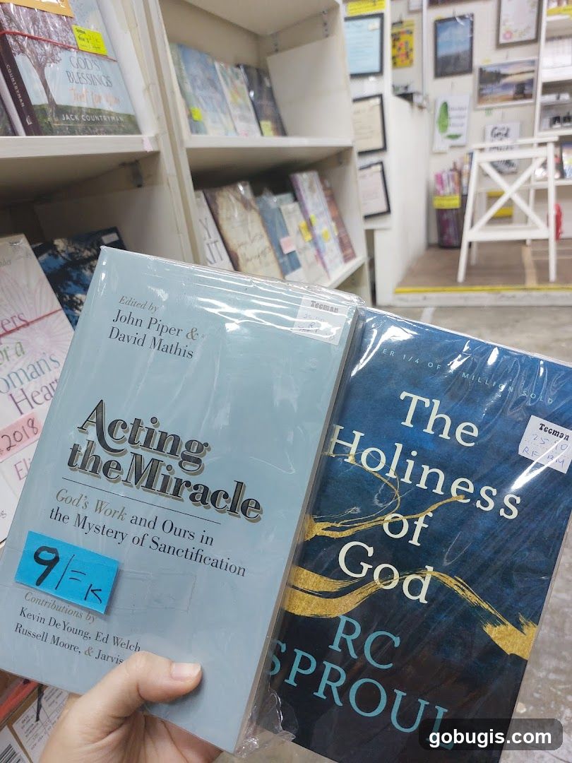 Books on Shelves