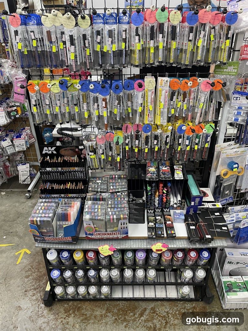Art Supply Store Display