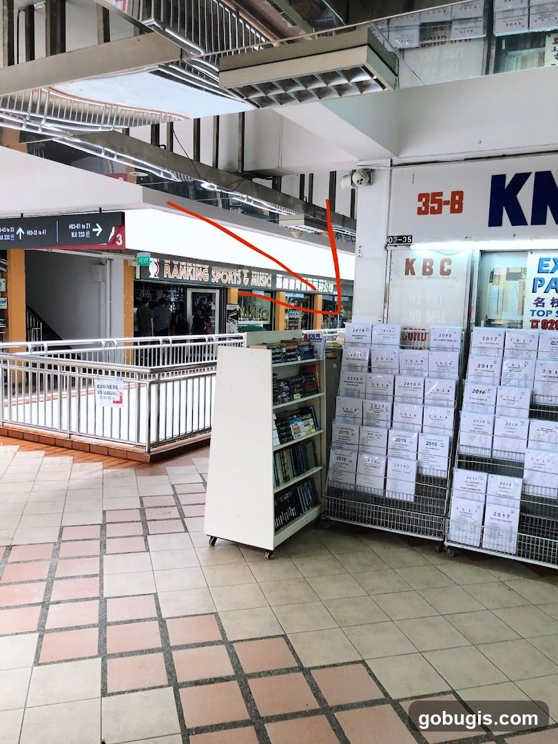 Storefront with Display Racks