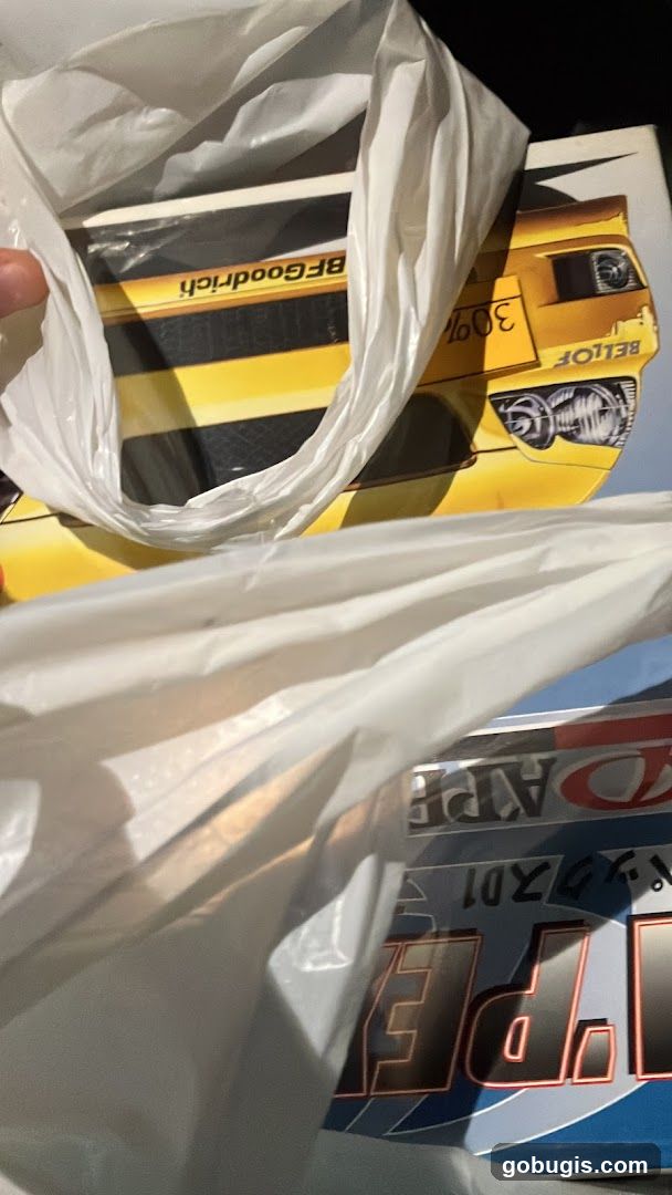 Items in a plastic bag