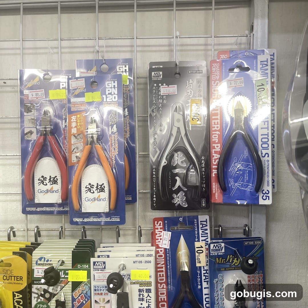 Various cutting tools