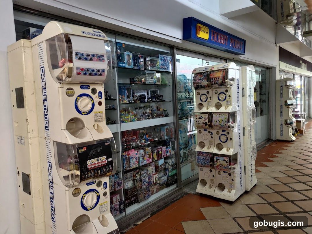 Hobby Shop with Capsule Toy Machines