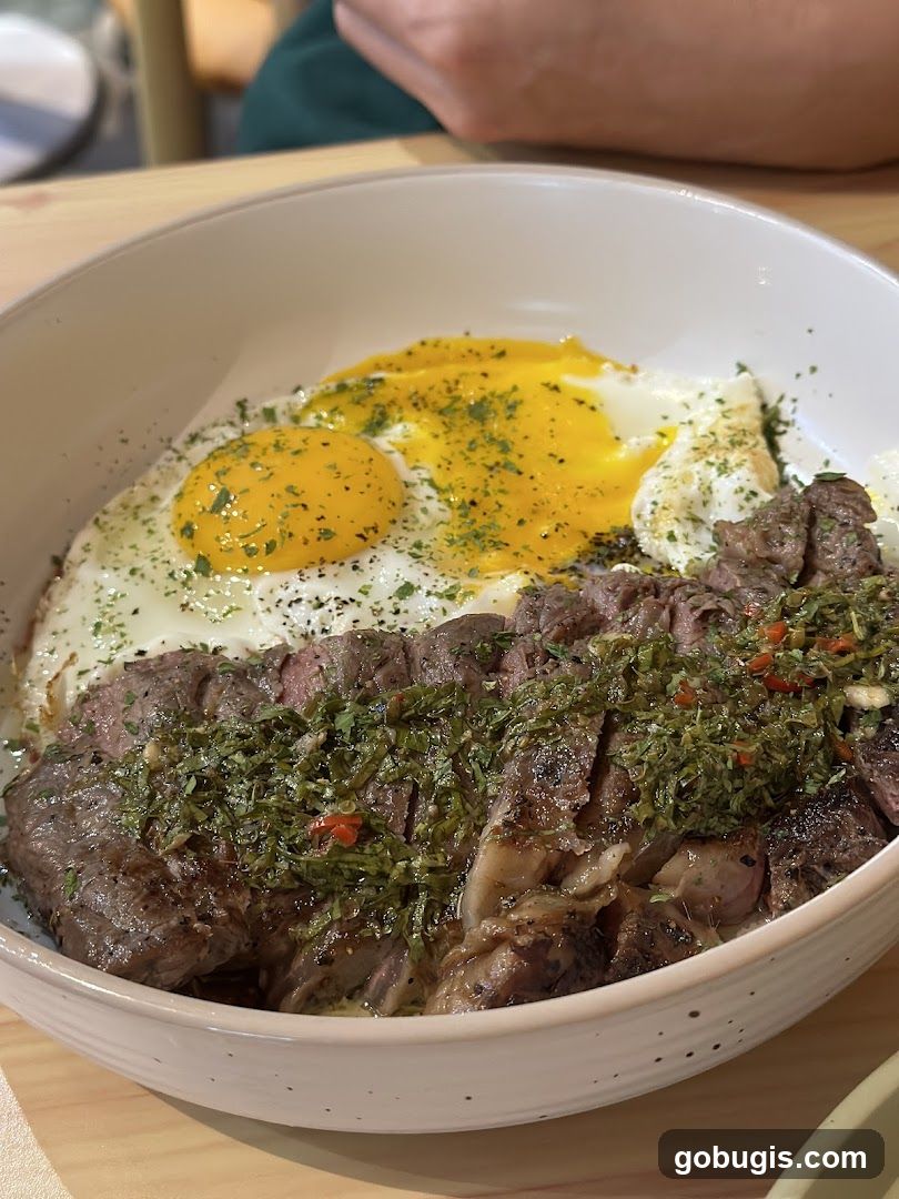 Steak and Eggs Bowl