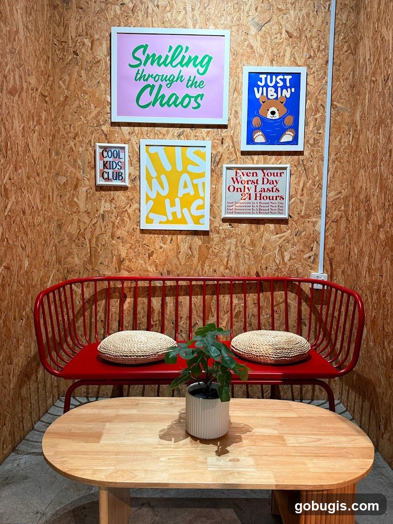 Seating Area with Artwork
