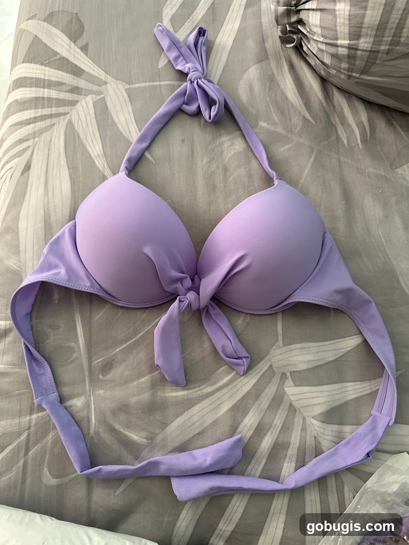 Purple Bikini Top