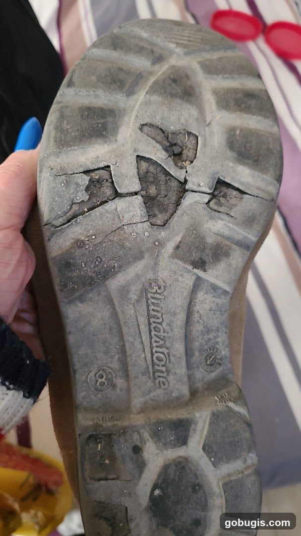 Damaged Boot Sole