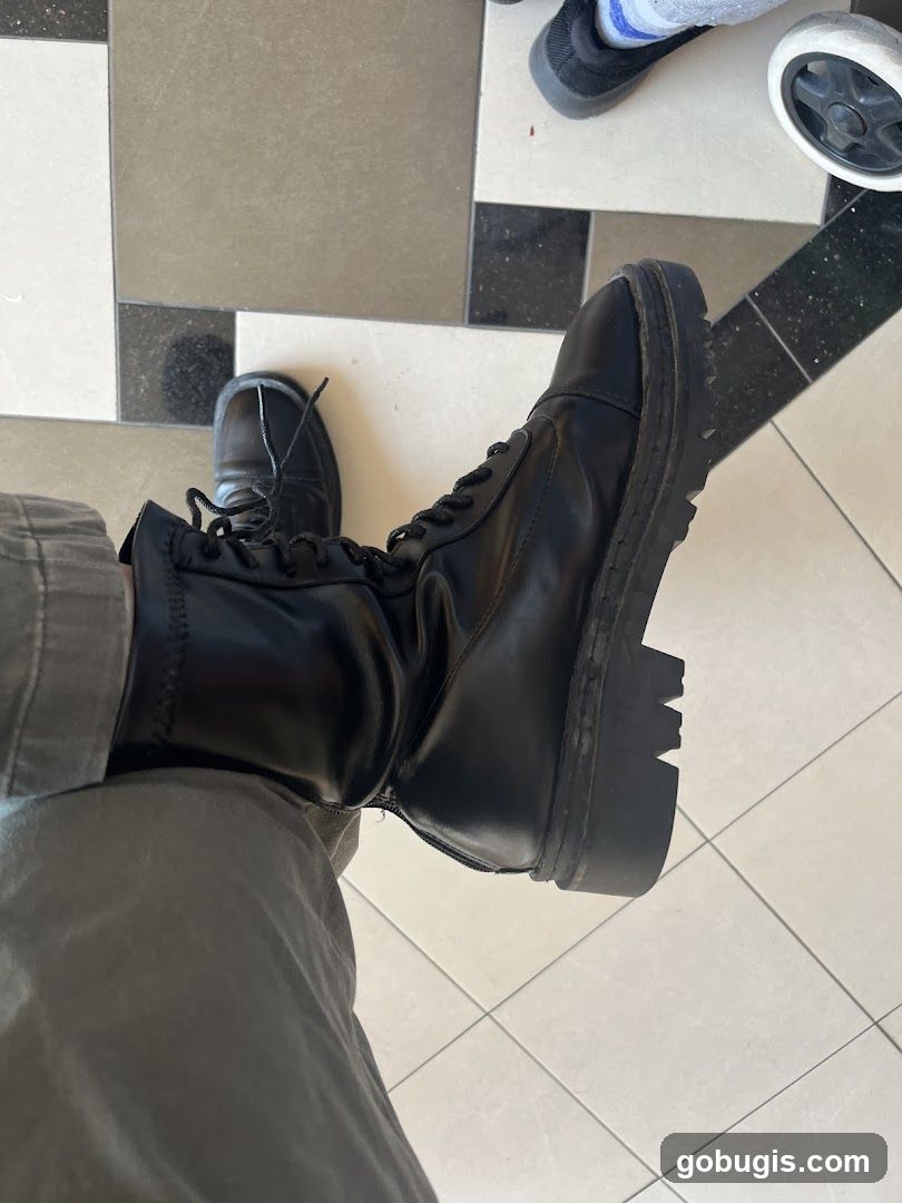 Black Combat Boots