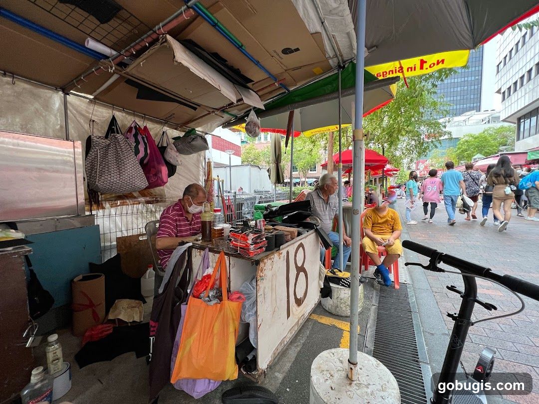 Street vendor stall
