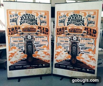 Harley Davidson Concert Poster