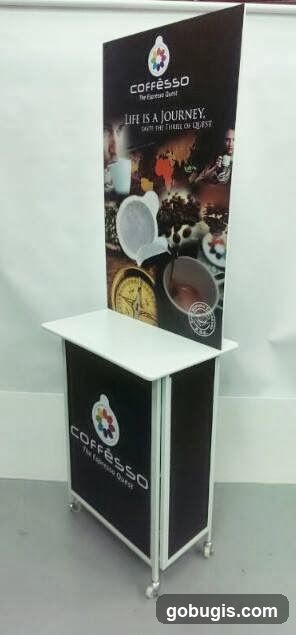 Coffesso promotional stand