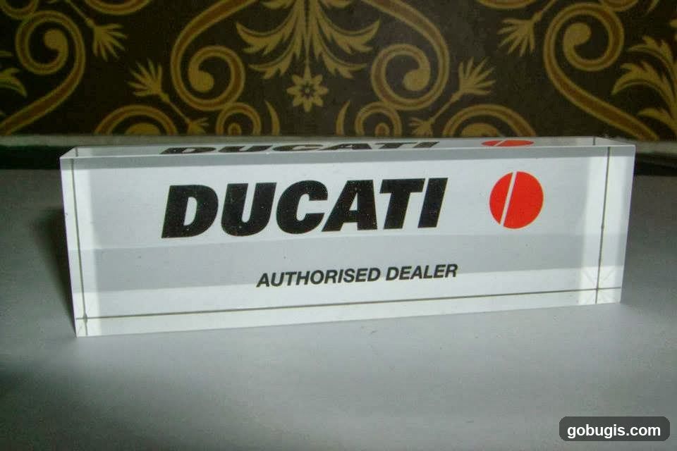 Ducati Authorized Dealer Sign