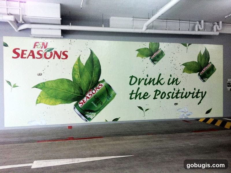 F&N Seasons Green Tea Advertisement