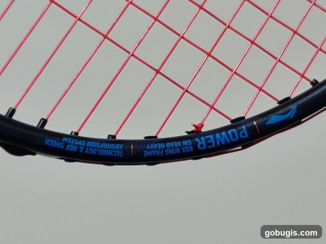 Badminton Racket Detail