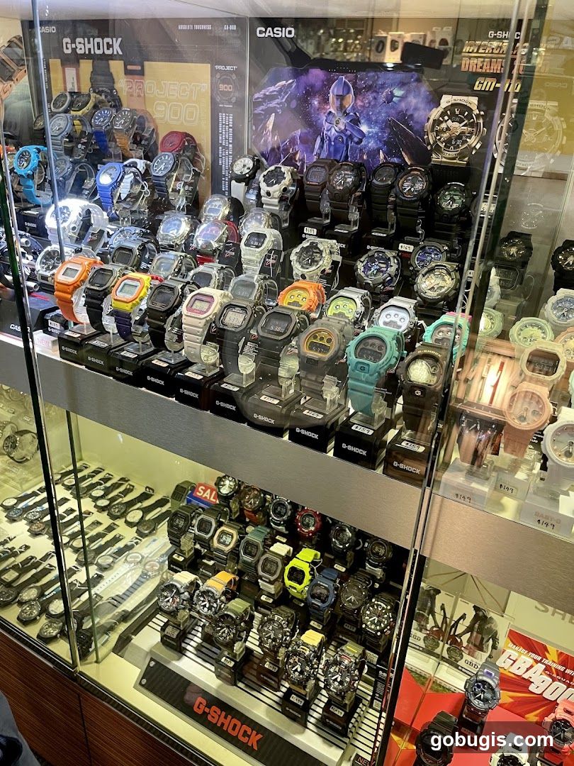 G-Shock Watches Display