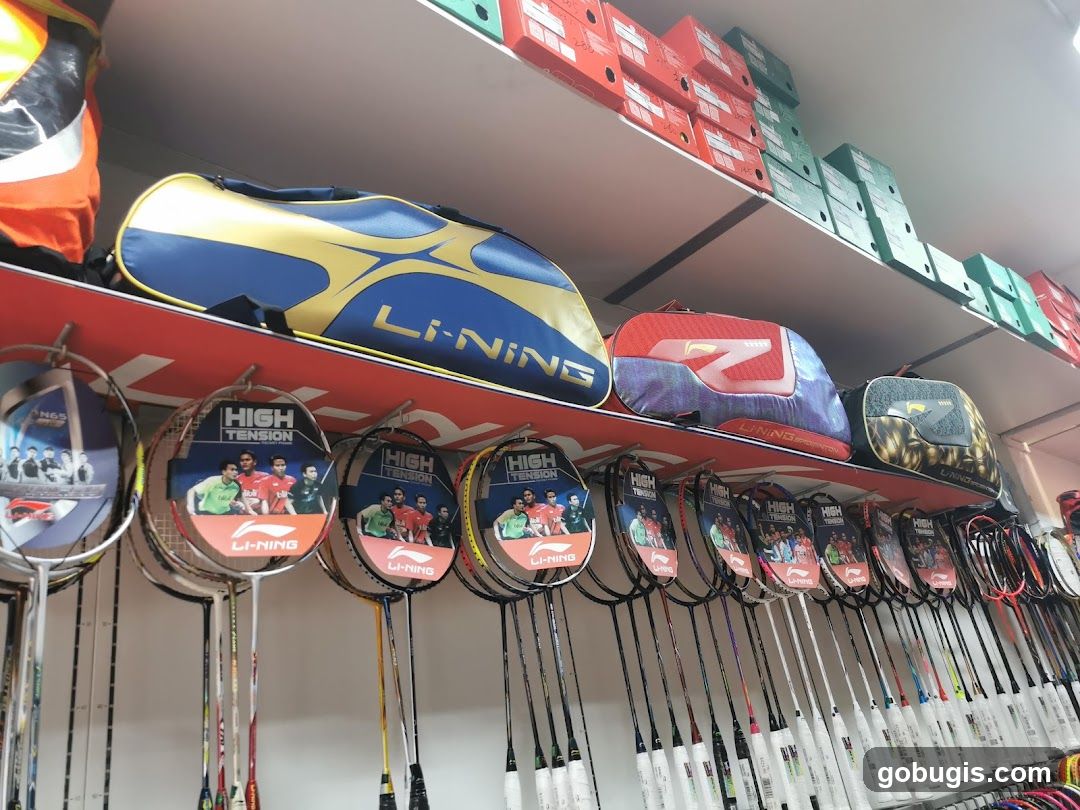Badminton Equipment Display
