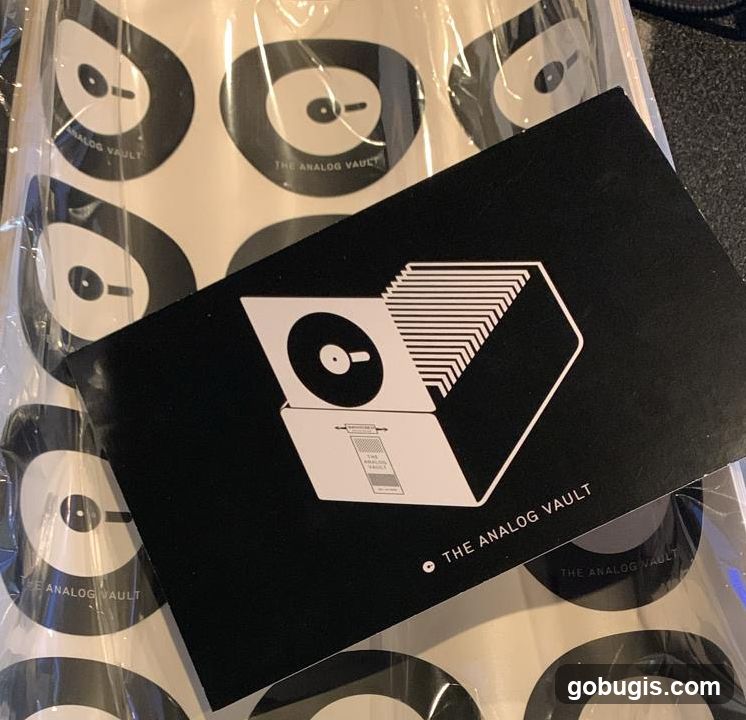 The Analog Vault Stickers and Card
