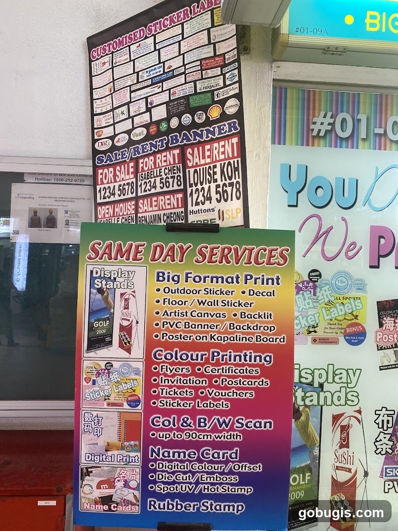 Customised Sticker Label and Printing Services