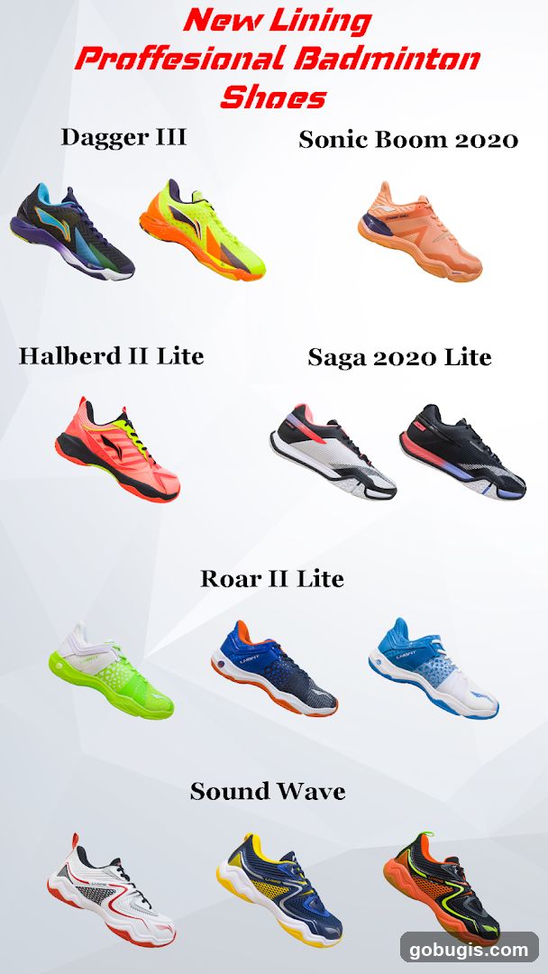 New Lining Professional Badminton Shoes