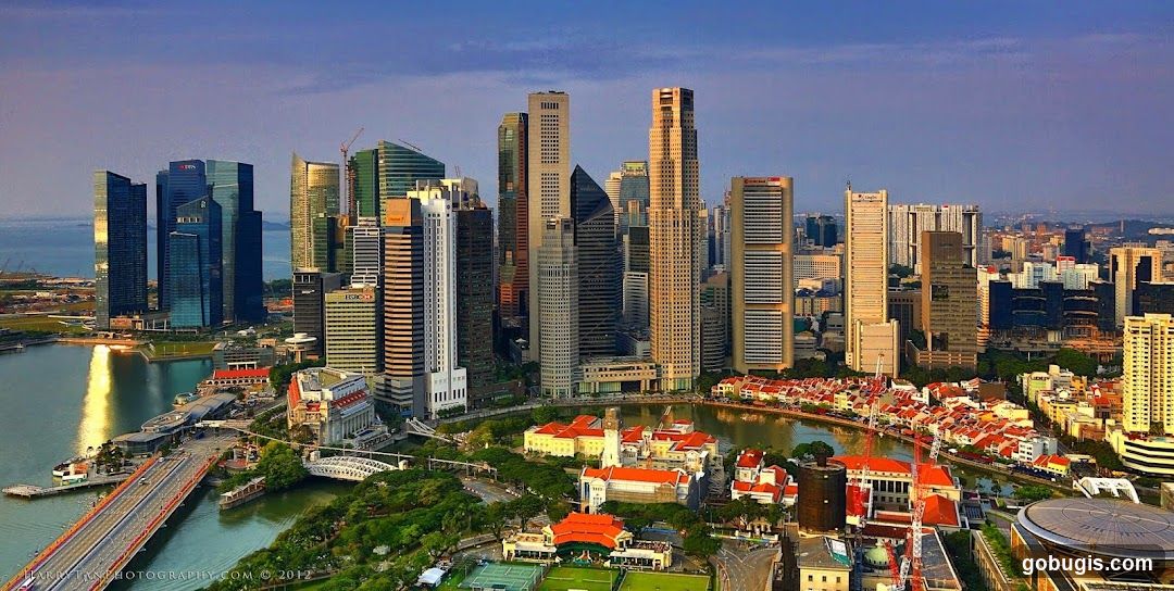 Singapore Skyline at Dusk
