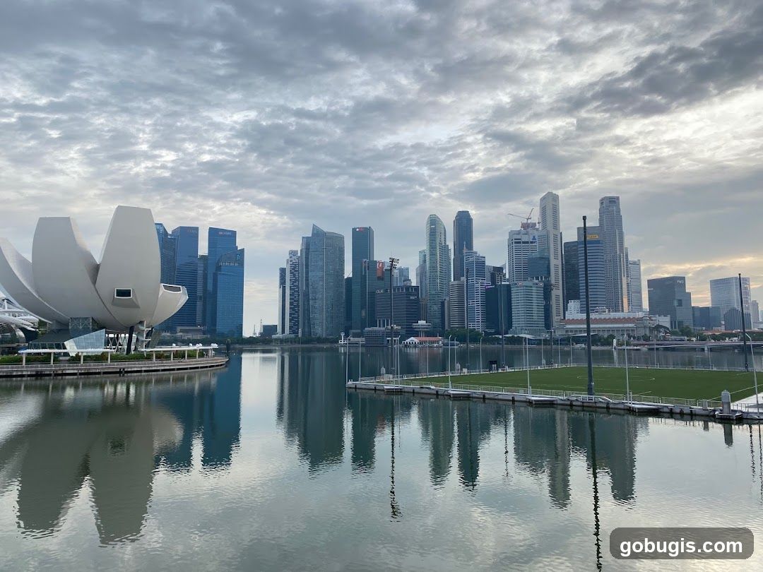 Singapore Skyline and Marina Bay Sands