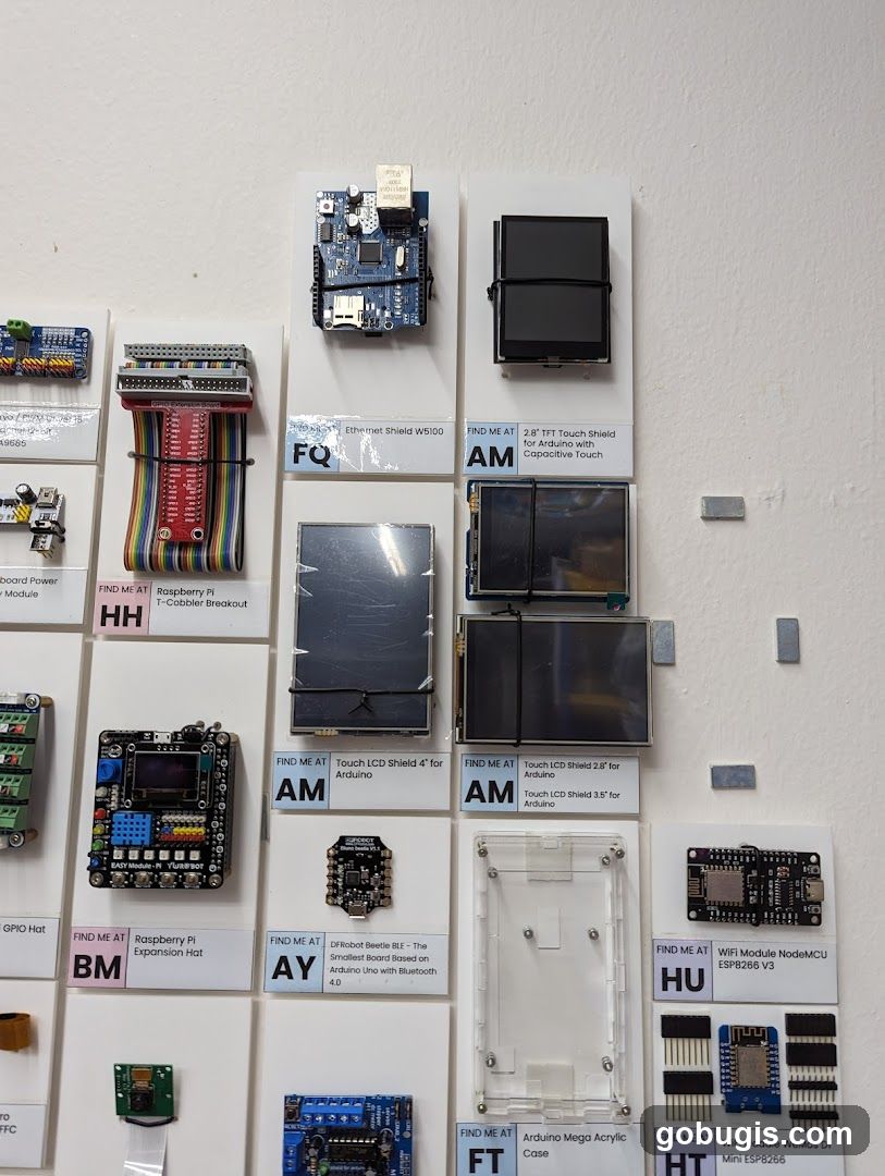 Electronic Components Display
