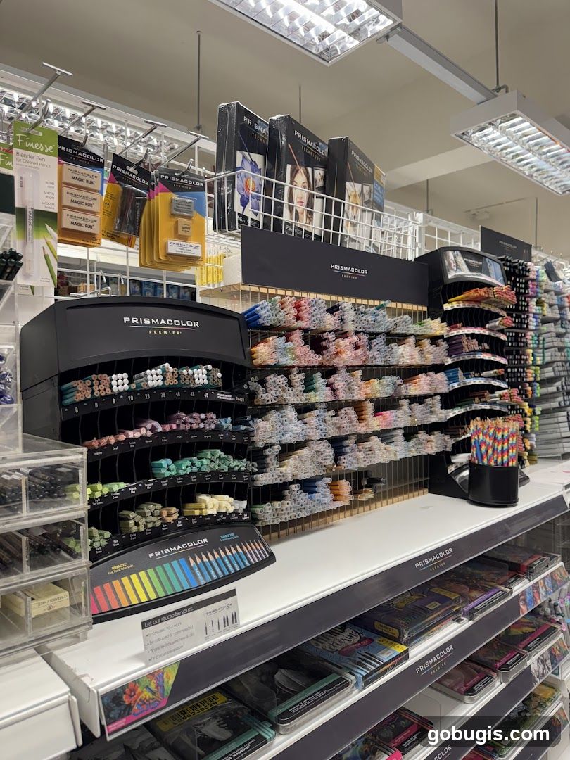 Art Supply Store Display