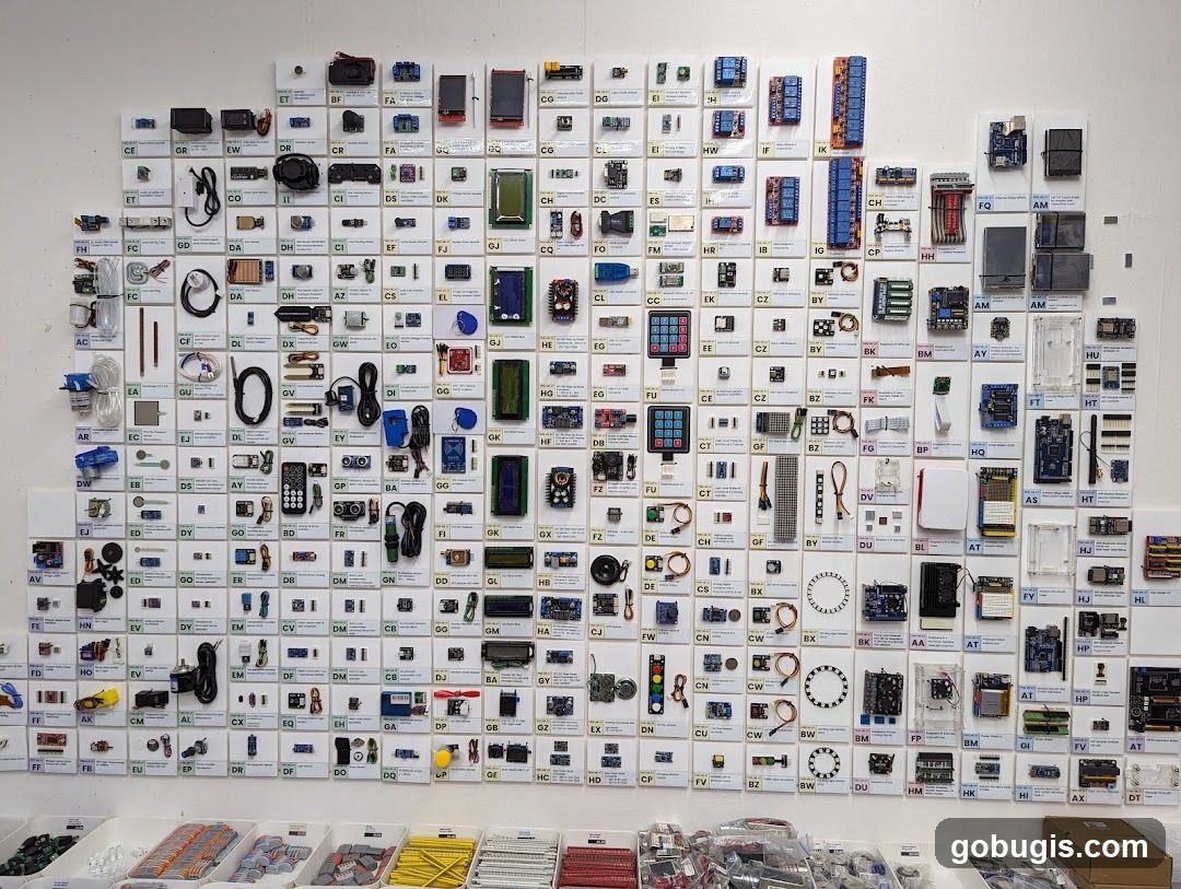Electronic Components Display