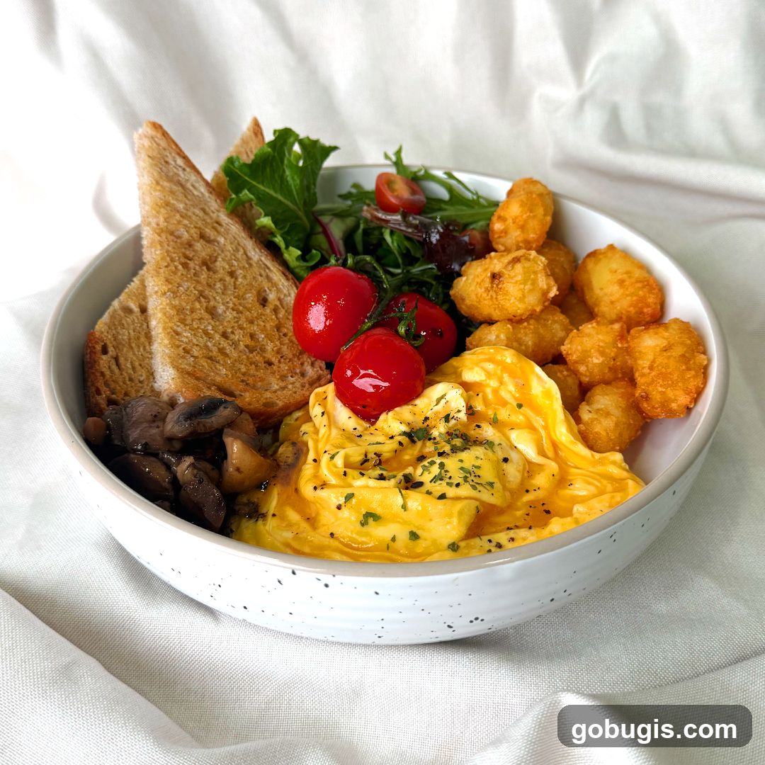 Scrambled Eggs Breakfast Bowl